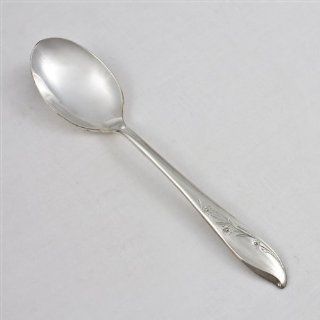 Springtime by 1847 Rogers, Silverplate Five O'Clock Coffee Spoon Flatware Spoons Kitchen & Dining