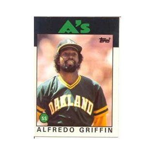 1986 Topps Tiffany #566 Alfredo Griffin /5000 Sports Collectibles