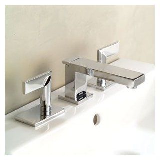Ginger G28 101/SNPVD   Surface Widespread Lavatory Triple Base Plate   Satin Nickel (PVD) Finish   Bathroom Sink Faucets  