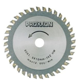 Proxxon 80 mm Carbide Tipped Saw Blade 36 Teeth 28732