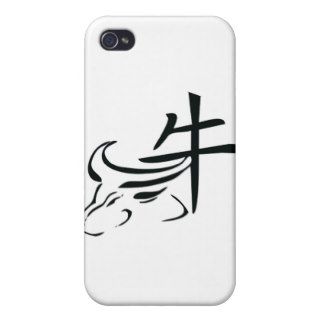 Chinese Zodiac Ox iPhone 4/4S Covers