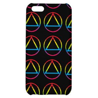 Rainbow AA Triangle Pattern iPhone 4/4S Case