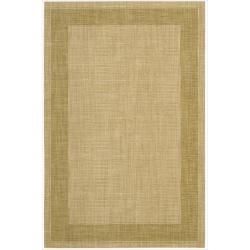 Nourison Grand Textures Beige Wool Rug (5'6 x 7'5) Nourison 5x8   6x9 Rugs