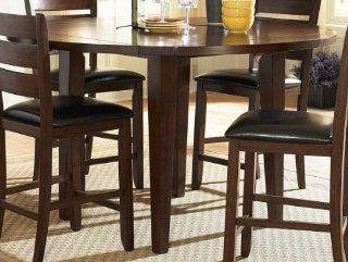 Home Elegance 586 36RD Ameillia Round Counter Height Drop Leaf Table   Dining Tables