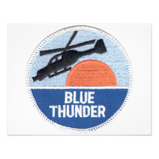 Blue Thunder Custom Invites