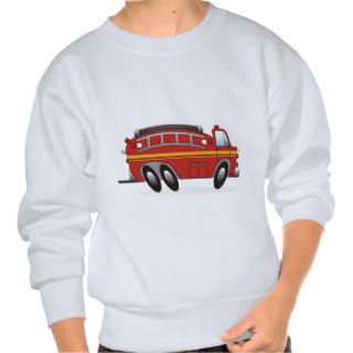 Fire Truck Pullover Sweatshirts