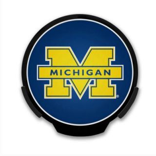 Power Decal 4 in. NCAA Team Automatic Activated LED Window Light University of Michigan Wolverines Logo Sign 156685