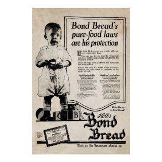 Vintage Kolbs Bond Bread Ad Posters