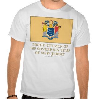 Proud Citizen of New Jersey T Shirt