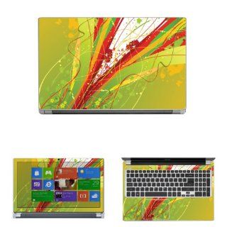 Decalrus   Decal Skin Sticker for Acer Aspire V5 571P with 15.6" Touchscreen (NOTES Compare your laptop to IDENTIFY image on this listing for correct model) case cover wrap V5 571P 270 Electronics