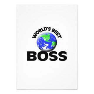 World's Best Boss Card