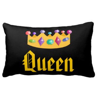 Queen Of Everything Crown Pillow