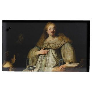 Artemisia by Rembrandt van Rijn Table Card Holder