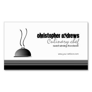 Domed Serving Platter Business Card Template