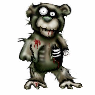 zombie bear photo cutout