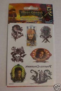Disney Pirates of the Caribbean Stickers & Temporary Tattoos (Sold As a Set) Toys & Games