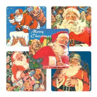 100   Classic Santa Stickers Toys & Games