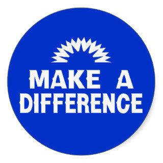 Make a Difference Sticker