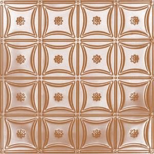 Shanko 200 Copper Plated Steel 2 ft. x 4 ft. Nail Up Ceiling Tile CO200 4