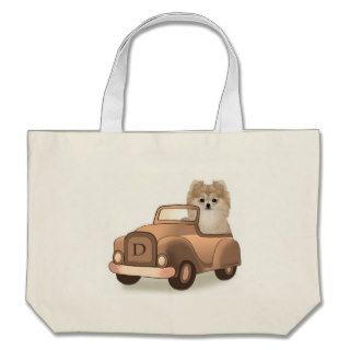 Pomeranian Car Tote Bag