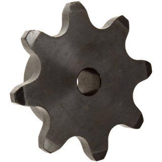 Martin Roller Chain Sprocket, Reboreable, Type B Hub, Double Pitch Strand, 2082/C2082 Chain Size, 2" Pitch, 8 Teeth, 1" Bore Dia., 6.03" OD, 3.796875" Hub Dia., 0.575" Width