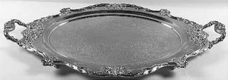 Wallace Christopher Wren Large Footed Waiter Tray   Silverplate, 551,   Hollowwa