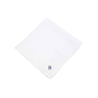 Personalized 3 pk. Hand Rolled Hankies, B, Mens