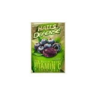 Halls Defense Blueberry Sugar Free Vitamin C Drop    576 per case.  Candy Mints  Grocery & Gourmet Food