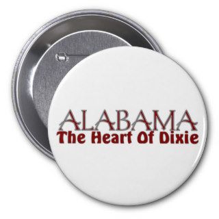 Alabama heart of Dixie button
