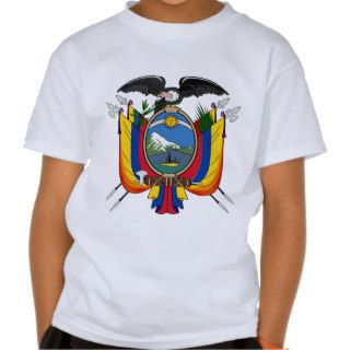 Ecuador Coat of Arms detail Tshirts