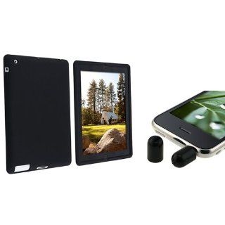eForCity Compatible with iPad 2 Black Silicone case + Mini Microphone Recorder Computers & Accessories
