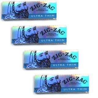 Zig Zag 1.25 Ultra Thin Cigarette Rolling Papers, 4 Packs Home & Kitchen
