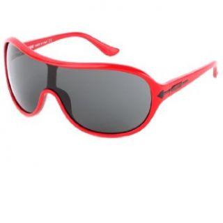 Moschino MO 595 02 Sunglasses   Black/Red Clothing