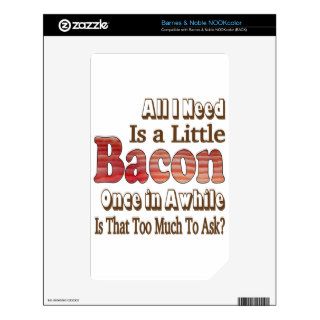 Asking for Bacon NOOK Color Decals