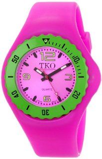 TKO ORLOGI Women's TK595FS Beach Lightweight Fuchsia Rubber Watch Watches