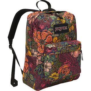 SuperBreak Backpack Multi Oriental Bloom   Black Label   JanSport Schoo