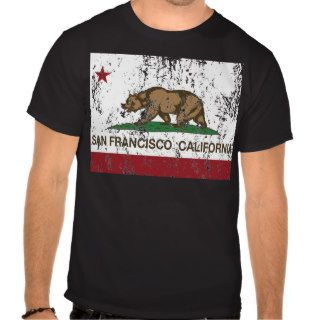 san francisco california state flag t shirt