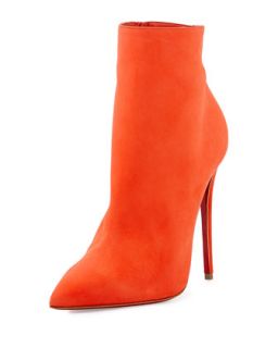 Womens So Kate Booty Red Sole Ankle Boot, Papaye   Christian Louboutin