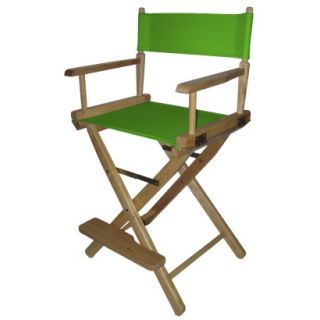 Directors Chair Green Cntr Height Directors Chair Natural