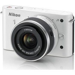 Nikon 1 J1 SLR Silver Digital Camera w/ 10 30mm VR Lens (Refurbished)