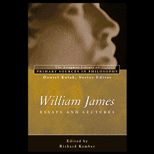 William James  Essays And Lectures