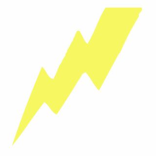 Lightning Bolt Photo Cutout