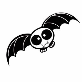 Cute Halloween Cartoon Bat Photo Cutouts