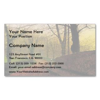 John Grimshaw  Stapleton Park near Pontefract Sun Business Card Templates