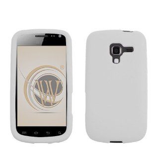 White Silicone Skin Soft Phone Cover for AT&T Samsung SGH i577 Cell Phones & Accessories