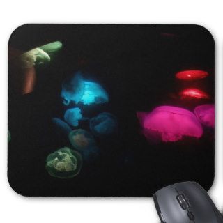 Neon Jellyfish Mousepad