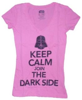 Star Wars Vader Keep Calm Join The Dark Side Graphic T Shirt Small Clothing