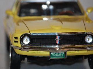 1970 Ford Mustang Grabber   Yellow ERTL Elite Special Limited Edition Muscle Car Toys & Games