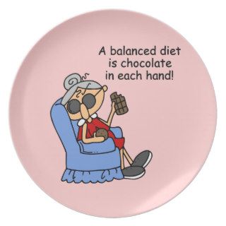 Balanced Chocolate Diet Plate