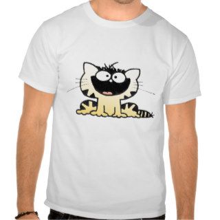 Happy Kitty  Cute Cartoon Kitty T Shirts